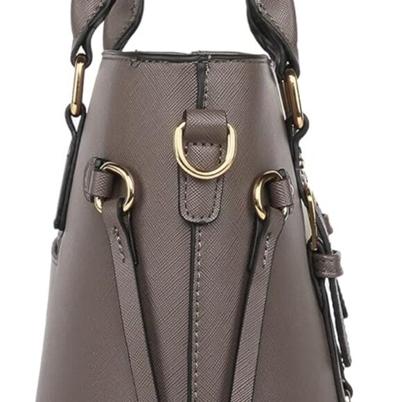 3PCS Women Purses Set Tote Bag Wallet Satchel Leather Zipper Gift - Picture 4 of 6